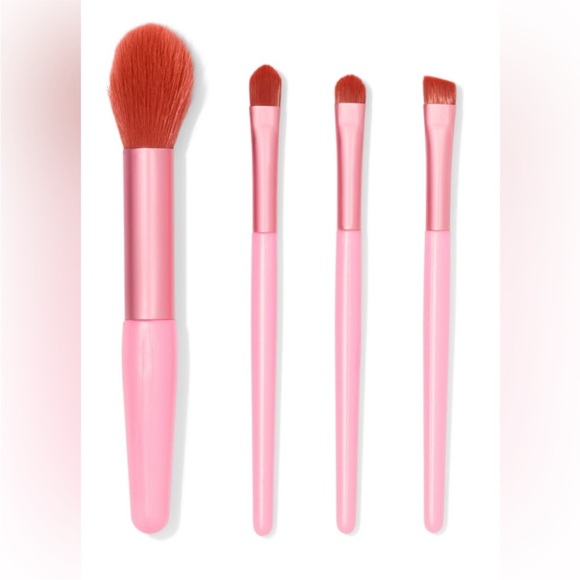 Pink Sweet & Shimmer Travel Makeup Brush Set - Picture 2 of 2